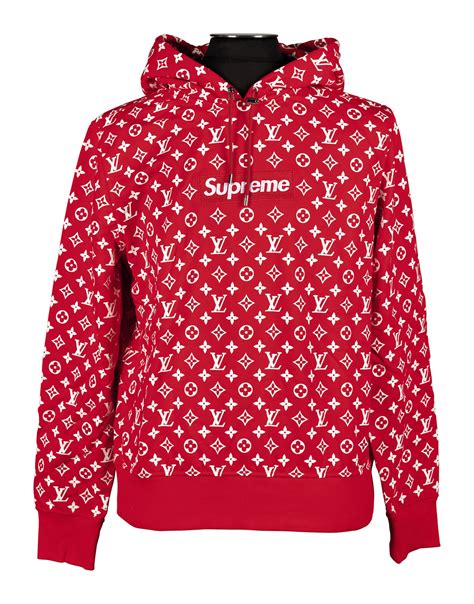 supreme louis vuitton box logo hoodie fake|authentic Louis Vuitton supreme hoodie.